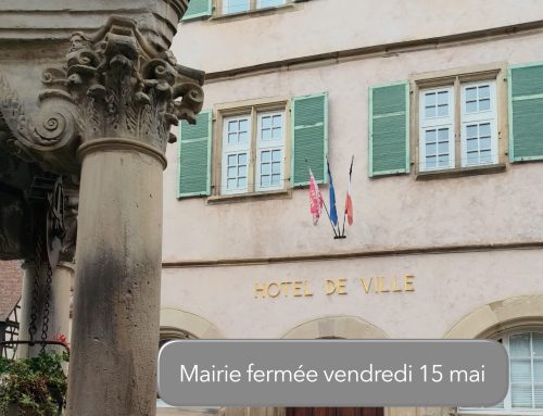 Fermeture de la mairie vendredi 15 mai