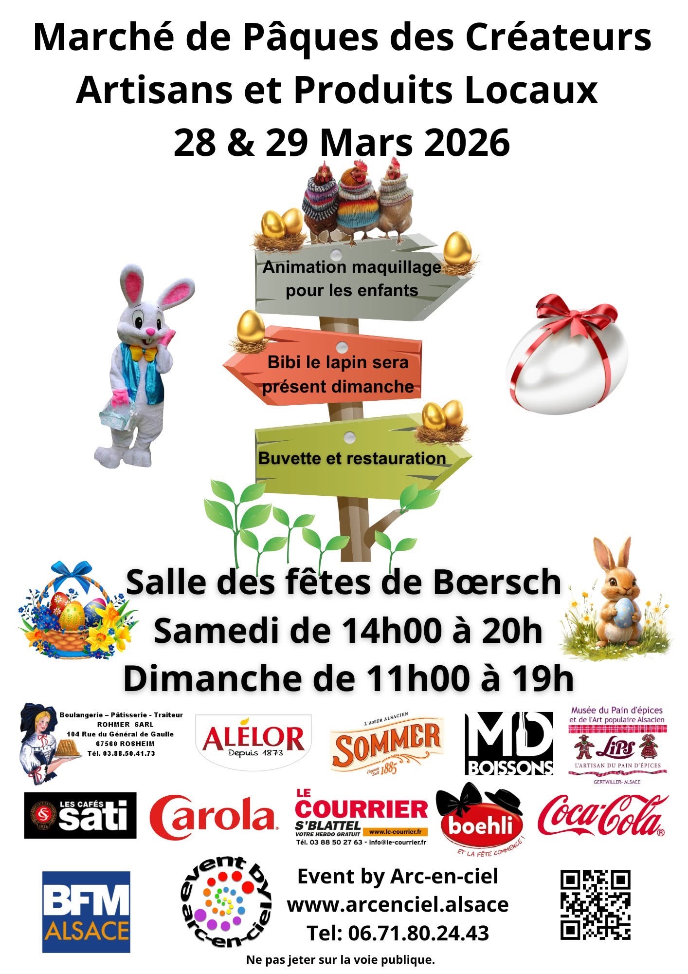 Marché de Pâques des créateurs – L’Arc-en-Ciel – 28-29026